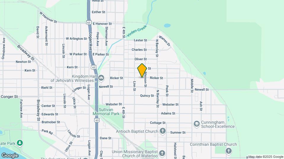 324 Ricker St Map and Location Details