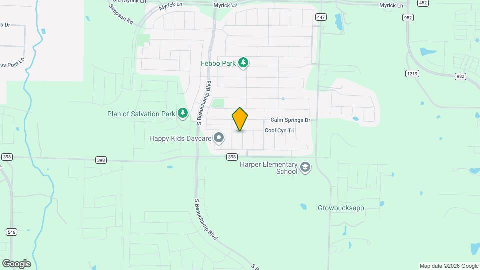 1602 Harvest Glen Dr Map and Location Details