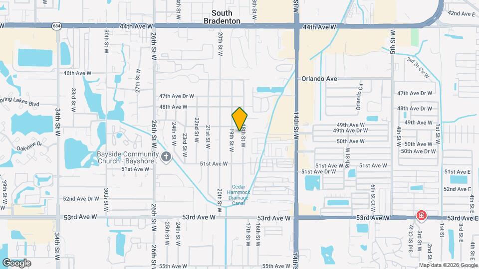 4908 18th St W Map and Location Details