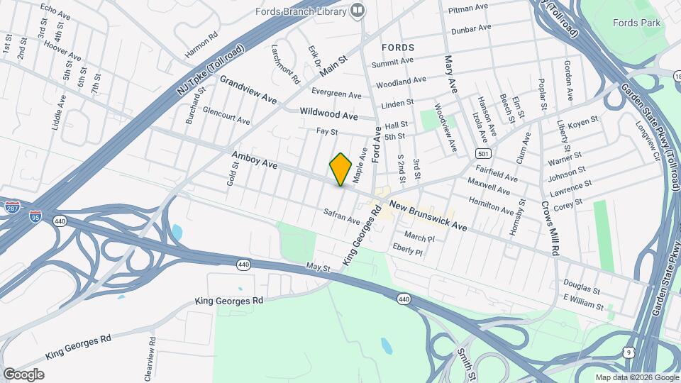 653 Amboy Ave Map and Location Details