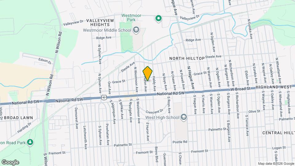 58 N Huron Ave Mapa y Detalles de la Ubicación