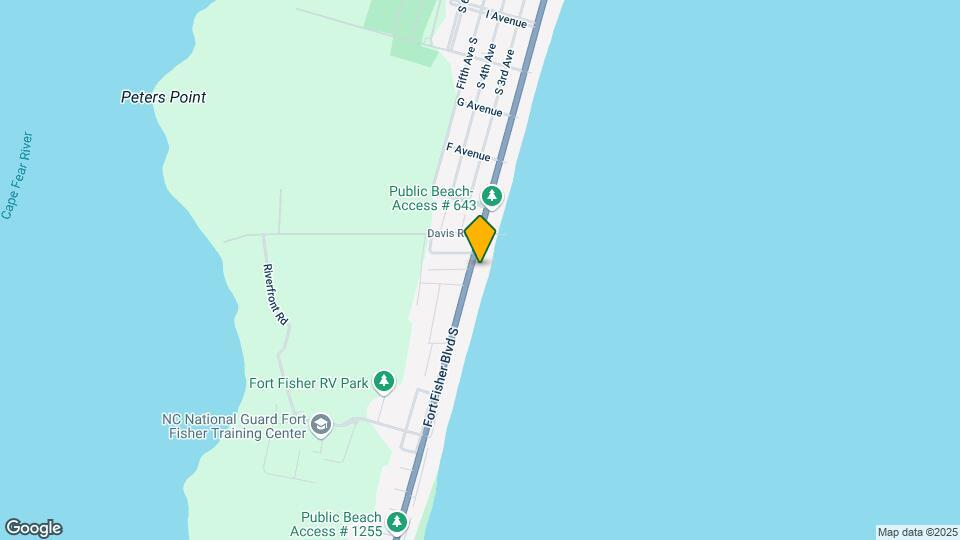 837 Fort Fisher Blvd S Map and Location Details