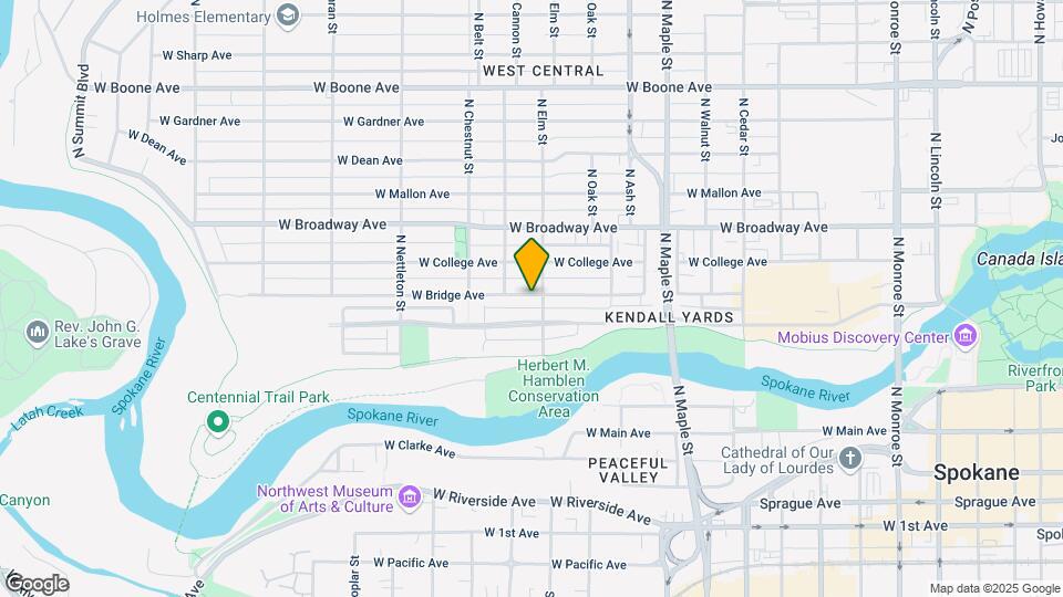 1909 W Bridge Ave Map and Location Details