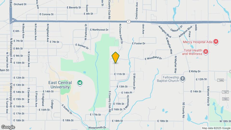 126 N Crown Point Dr Map and Location Details