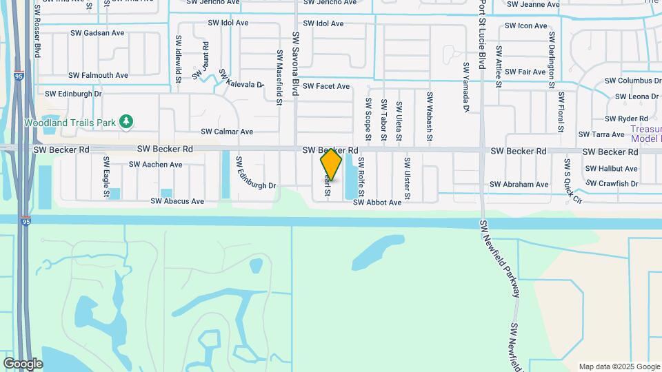 4665 SW Pearl St Map and Location Details