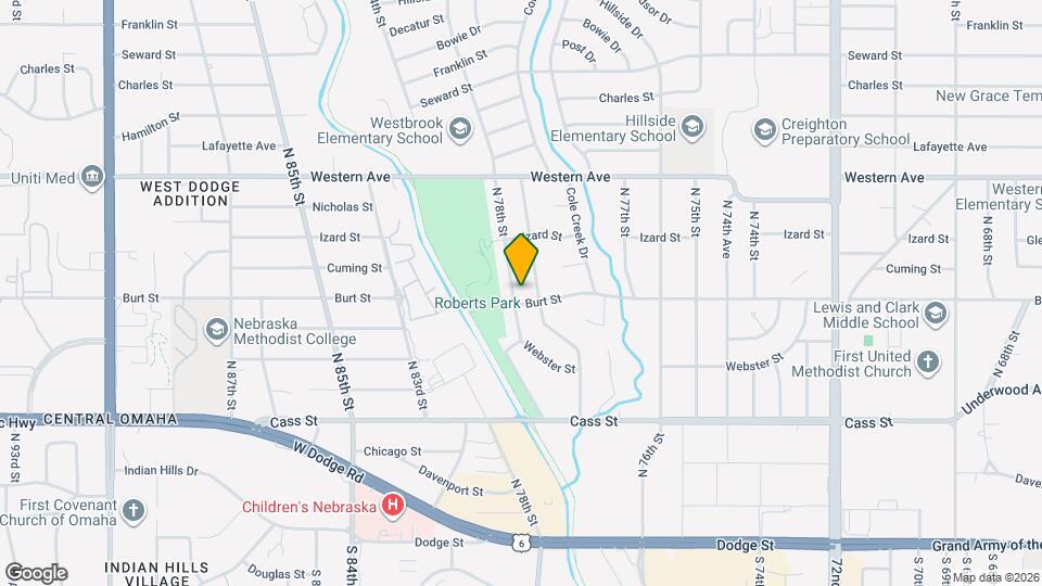 805 N 78th St Map and Location Details