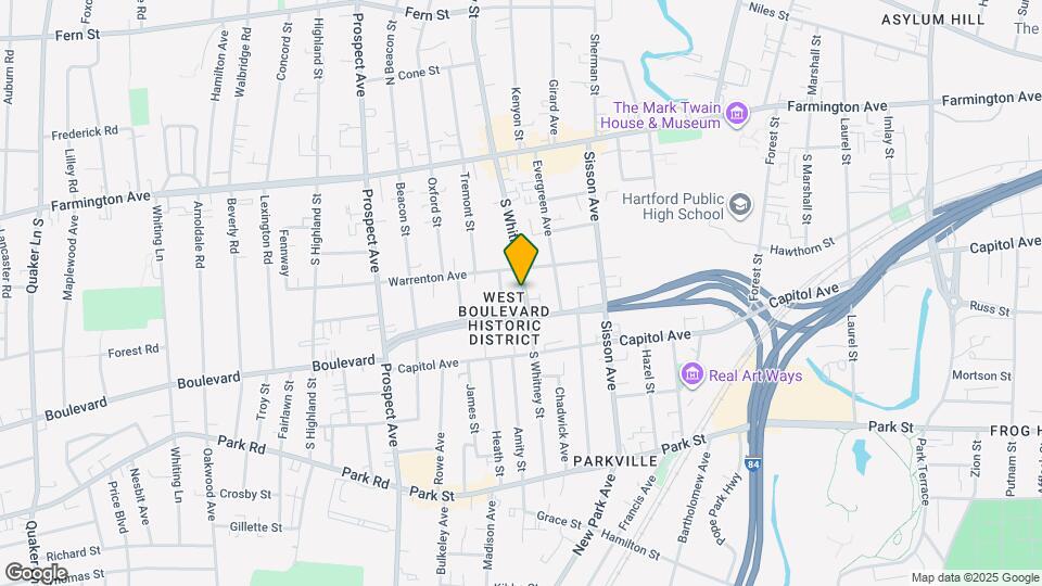 163 S Whitney St Map and Location Details