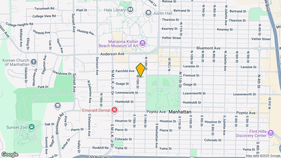 344 N 15th St Map and Location Details