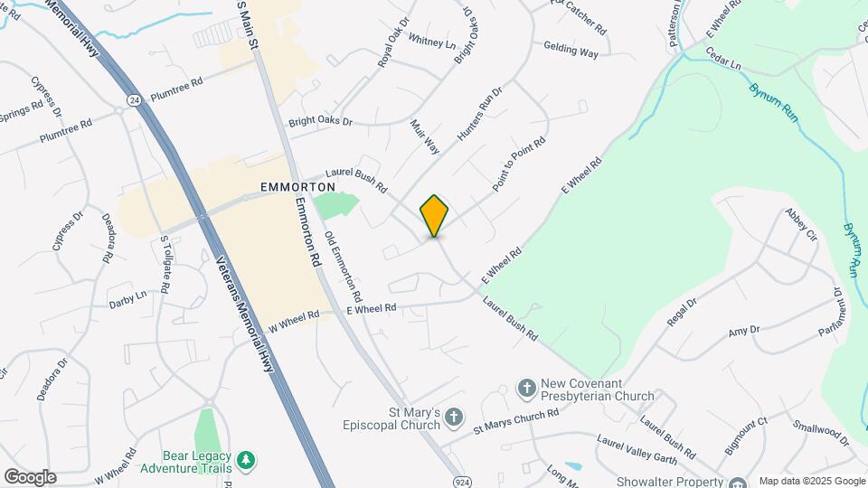 283 Point to Point Square Map and Location Details