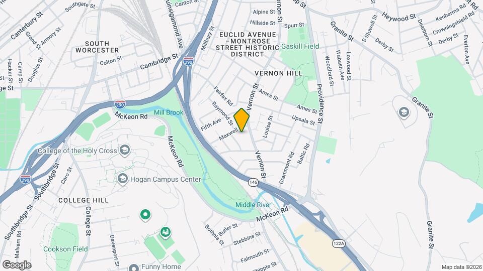 200 Vernon Street Map and Location Details