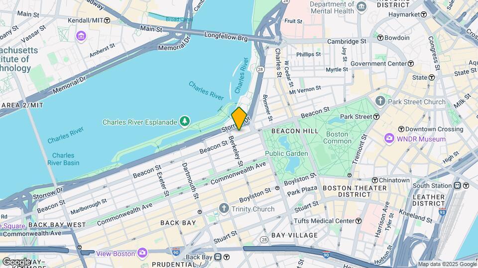 120 Beacon St, Unit Back bay Map and Location Details