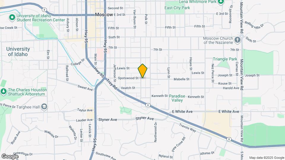 1008 S Harrison St Mapa y Detalles de la Ubicación