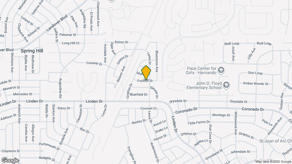 12258 Foothill St Map and Location Details