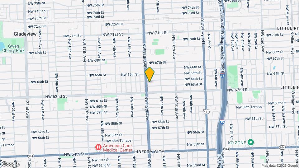 1195 NW 63rd St Mapa y Detalles de la Ubicación