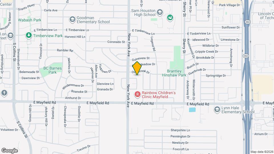 1911 Primrose Ln Map and Location Details