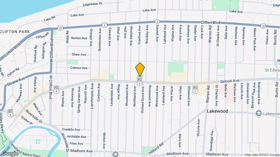 1385 Cranford Ave Map and Location Details
