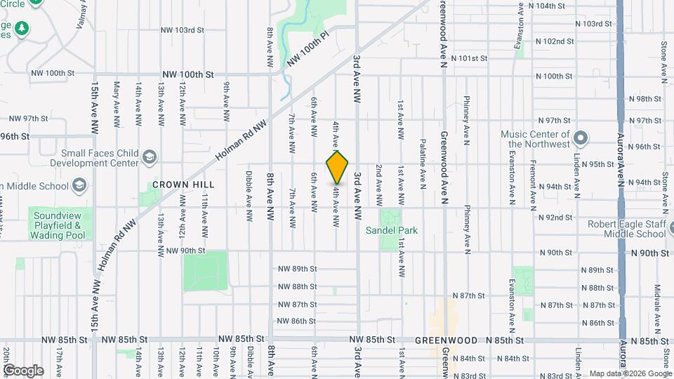 9218 4th Ave NW Map and Location Details