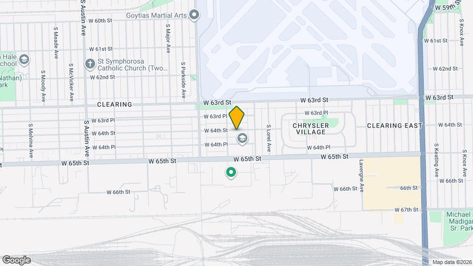 5443 W 64th St, Unit 1st Floor Mapa y Detalles de la Ubicación