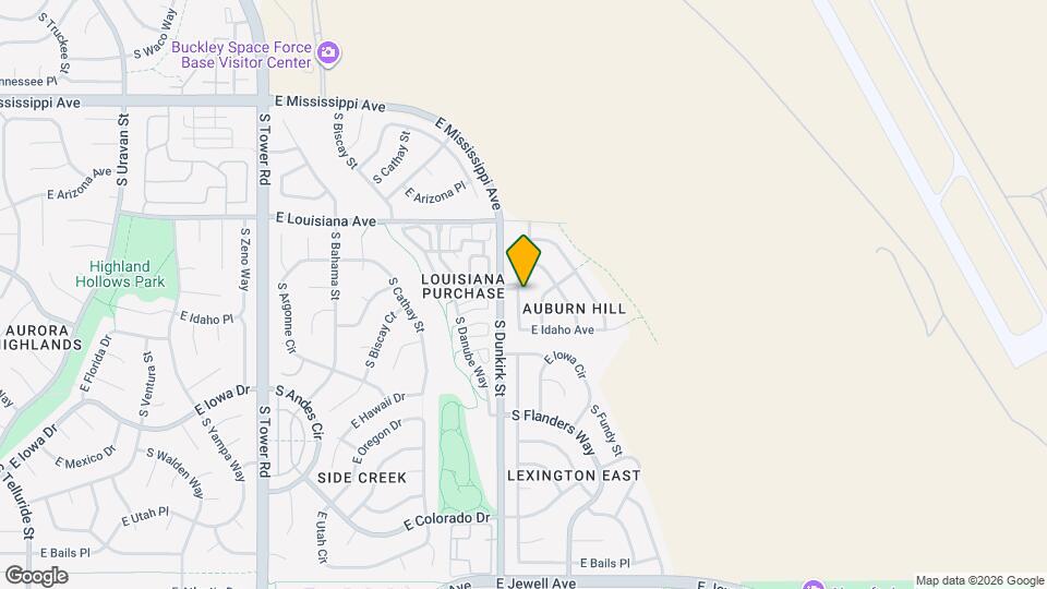 1416 S Ensenada St Map and Location Details