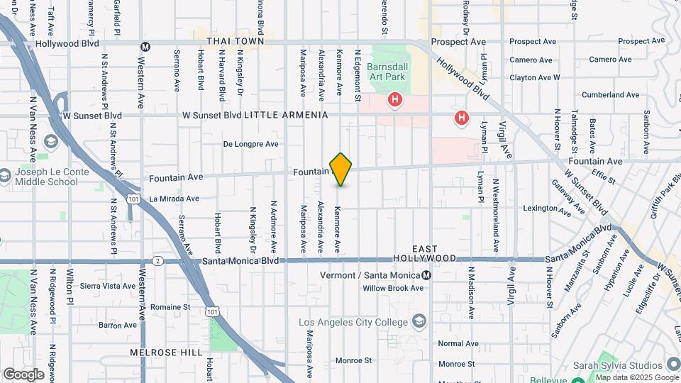 1232 Kenmore Ave Map and Location Details