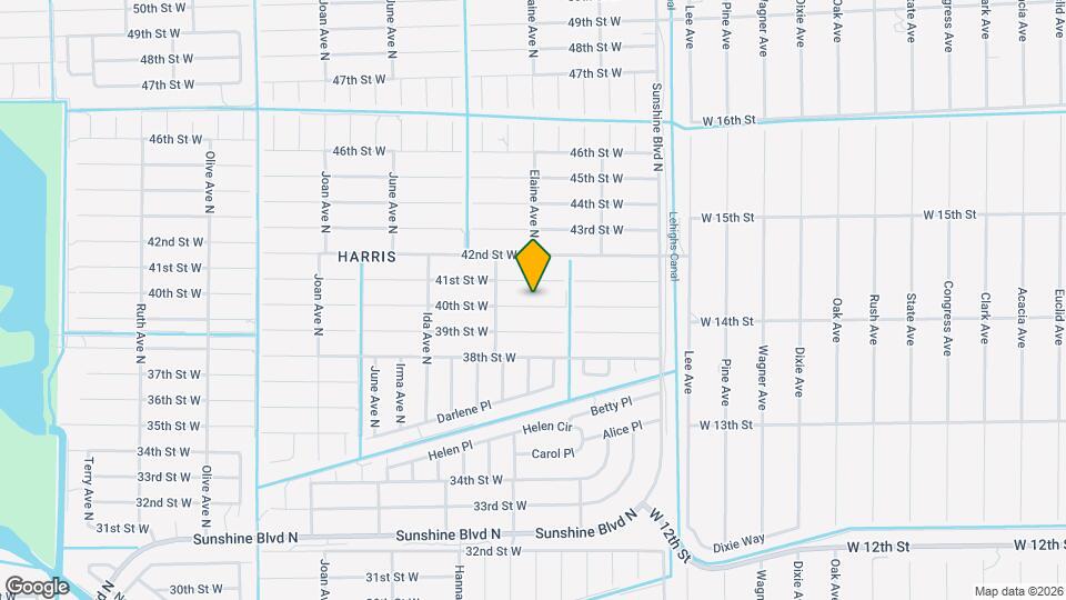 2610 40th St W Map and Location Details