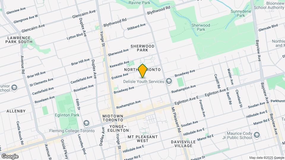 220 Redpath Ave Map and Location Details