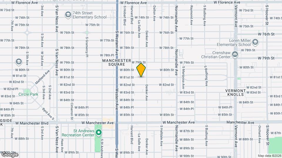 1622 W 81st St Map and Location Details