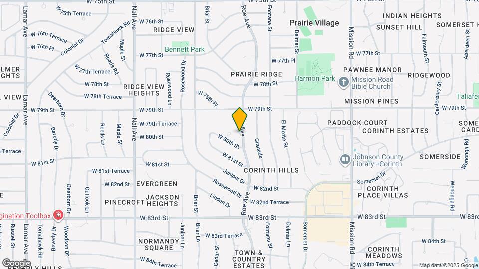 7924 Roe Ave Map and Location Details