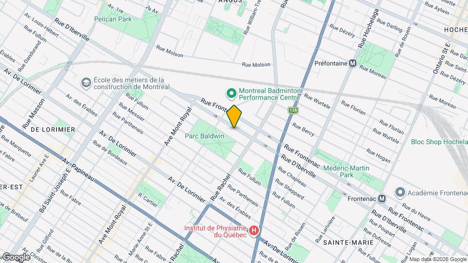 4252 D'iberville Rue Map and Location Details