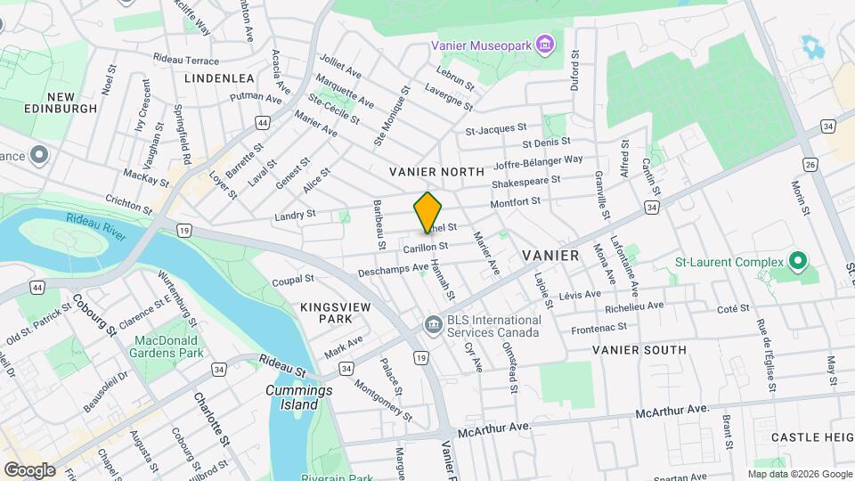 210 Hannah St Map and Location Details