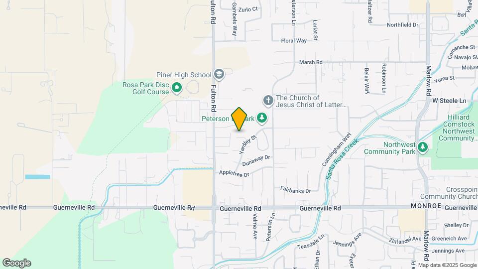 1561 Yardley St Map and Location Details