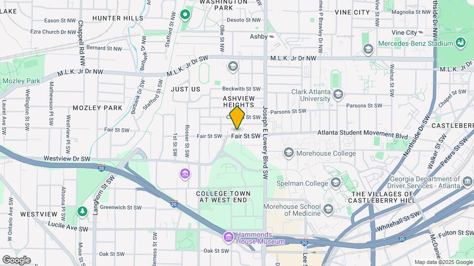 987 Fair St SW Map and Location Details