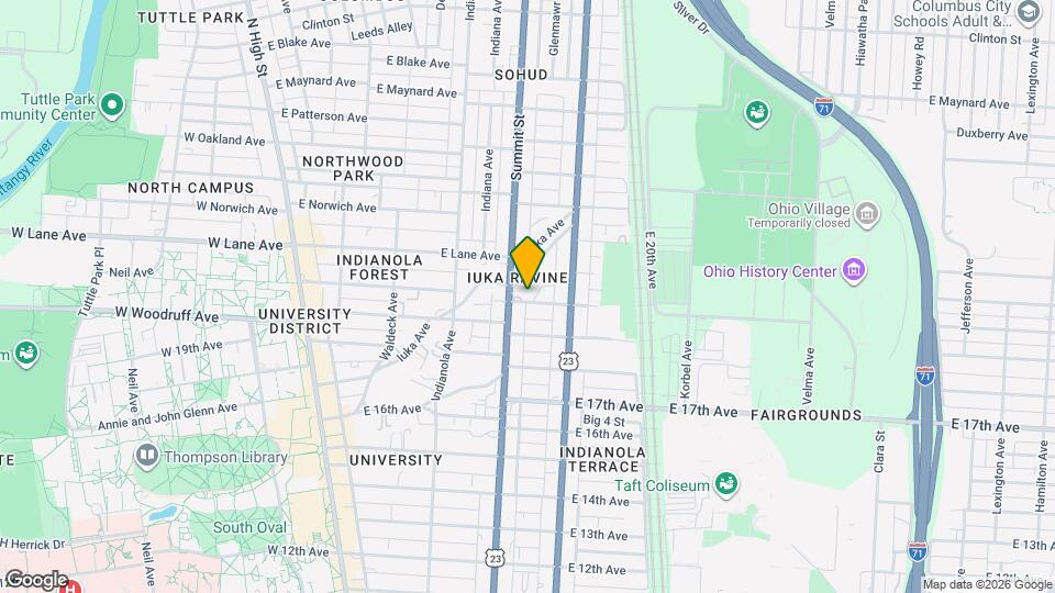 324 E 20th Ave Mapa y Detalles de la Ubicación