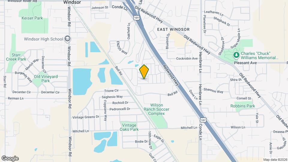 607 Aspen Way Map and Location Details