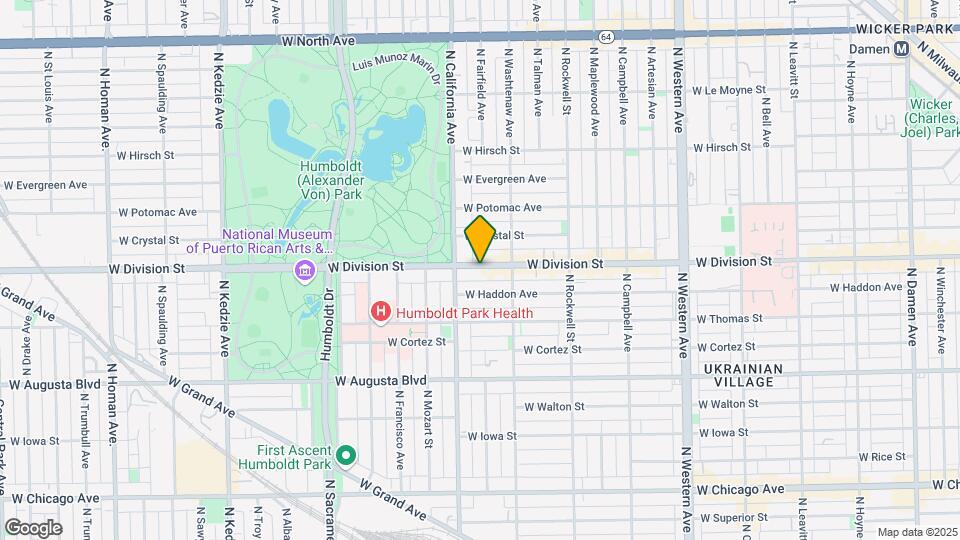 2743 W Division St Map and Location Details