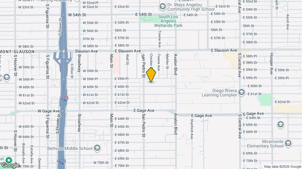 325 E 60th St Mapa y Detalles de la Ubicación