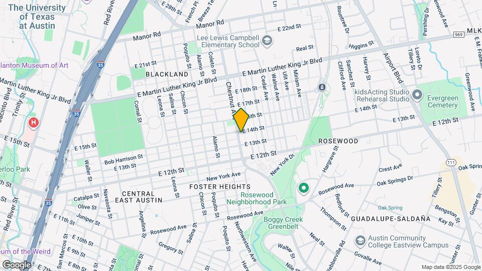 1309 Chestnut Ave Mapa y Detalles de la Ubicación