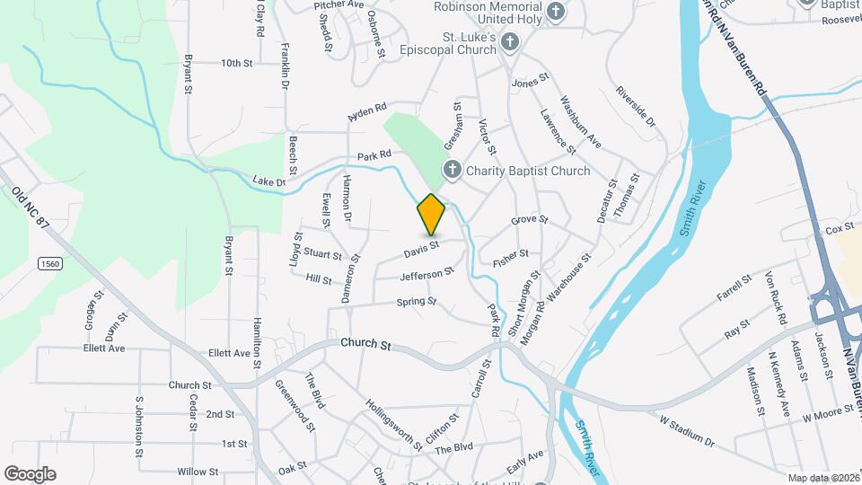 728 Davis St Map and Location Details