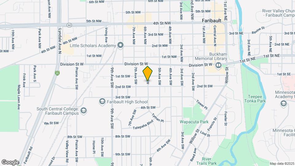 603 1st St SW Map and Location Details