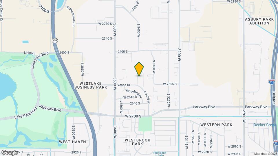 2523 S 3460 W Map and Location Details