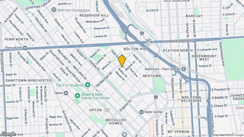 1513 Bolton St Mapa y Detalles de la Ubicación