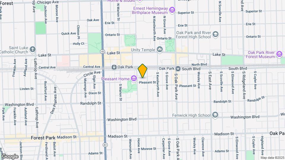 940 Pleasant St Map and Location Details