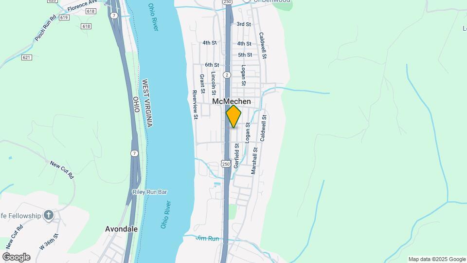 1109 Garfield St, Unit Garage Apartment Mapa y Detalles de la Ubicación