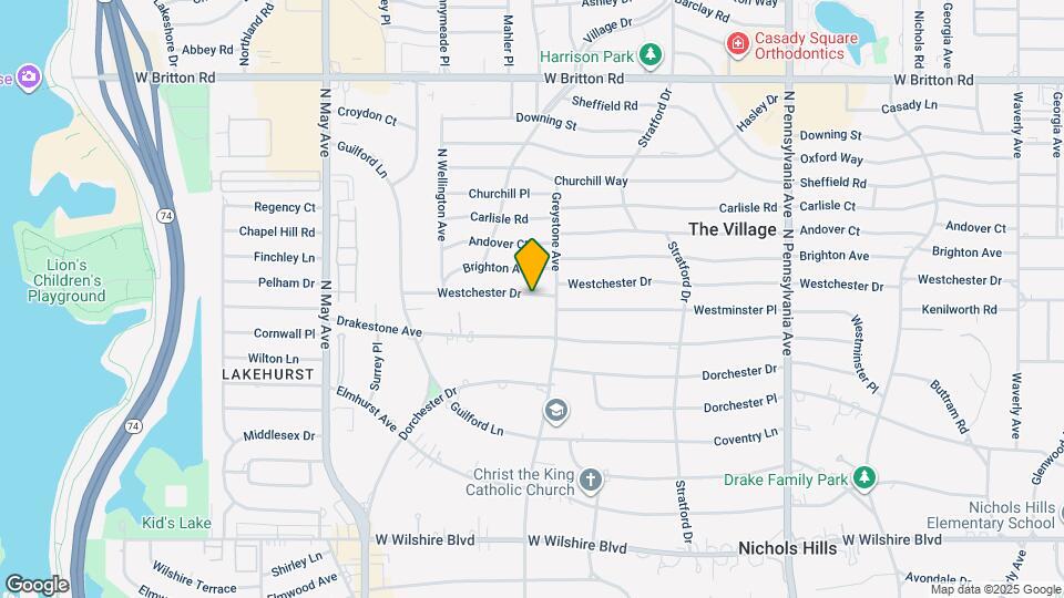 2116 Westchester Dr Map and Location Details