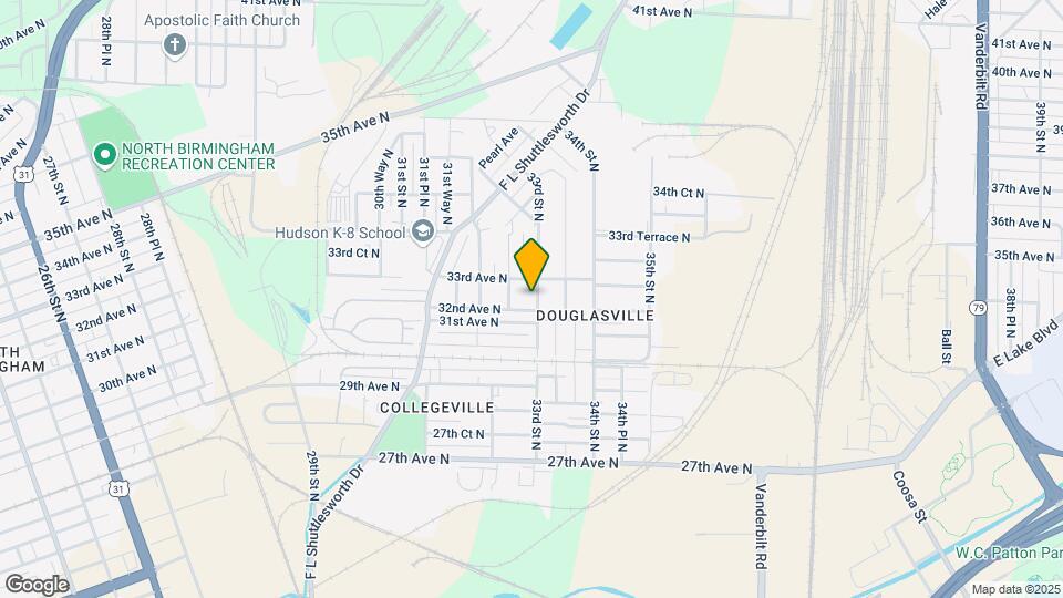 3208 33rd St N Map and Location Details