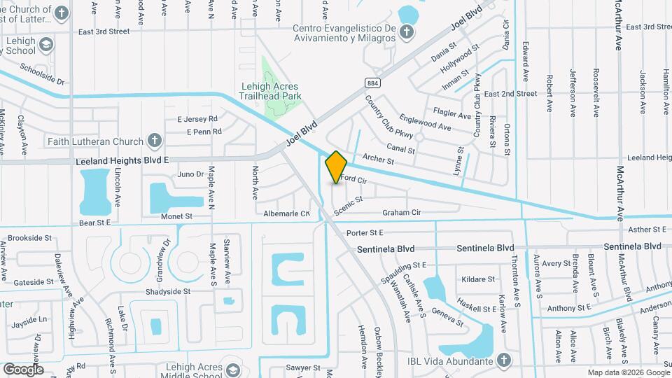 1406 Ford Cir Map and Location Details