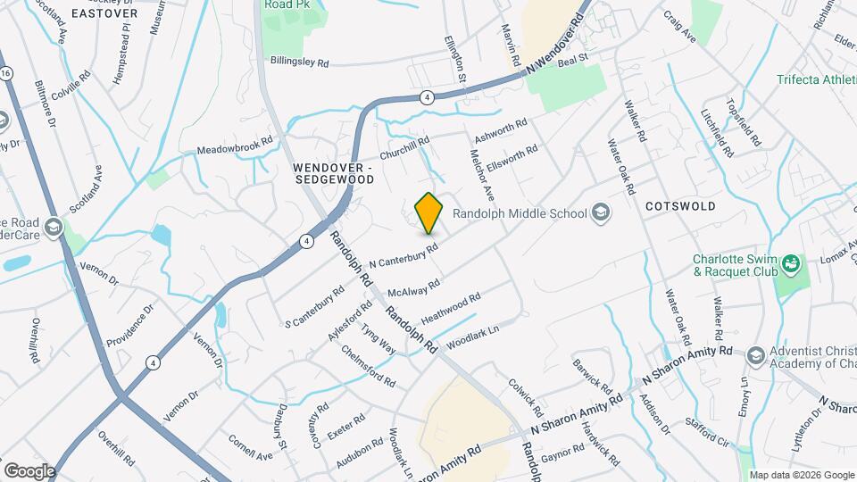 183 N Canterbury Rd Map and Location Details