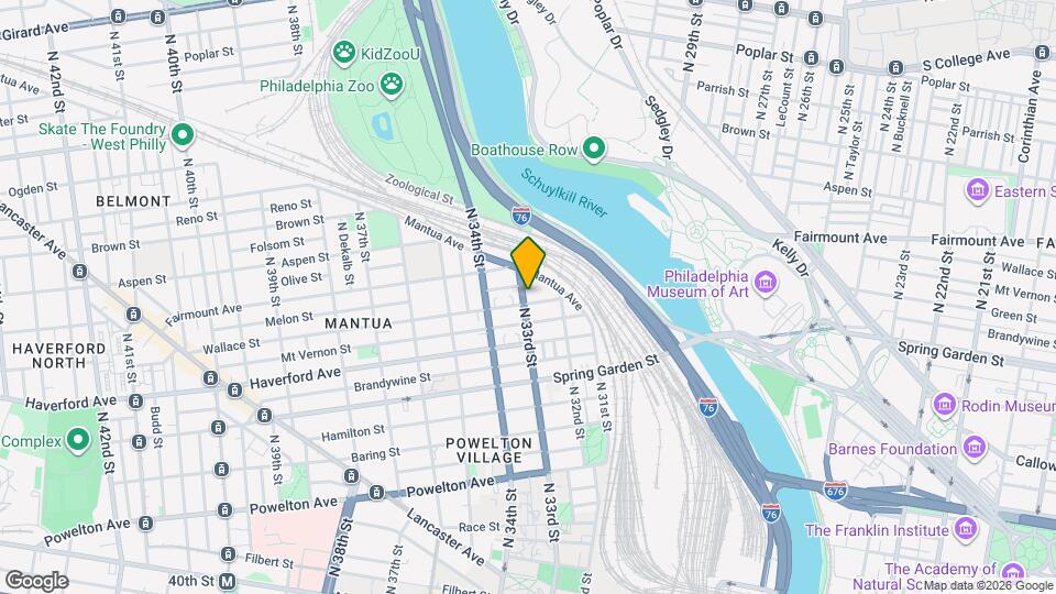 647 N 33rd St Map and Location Details