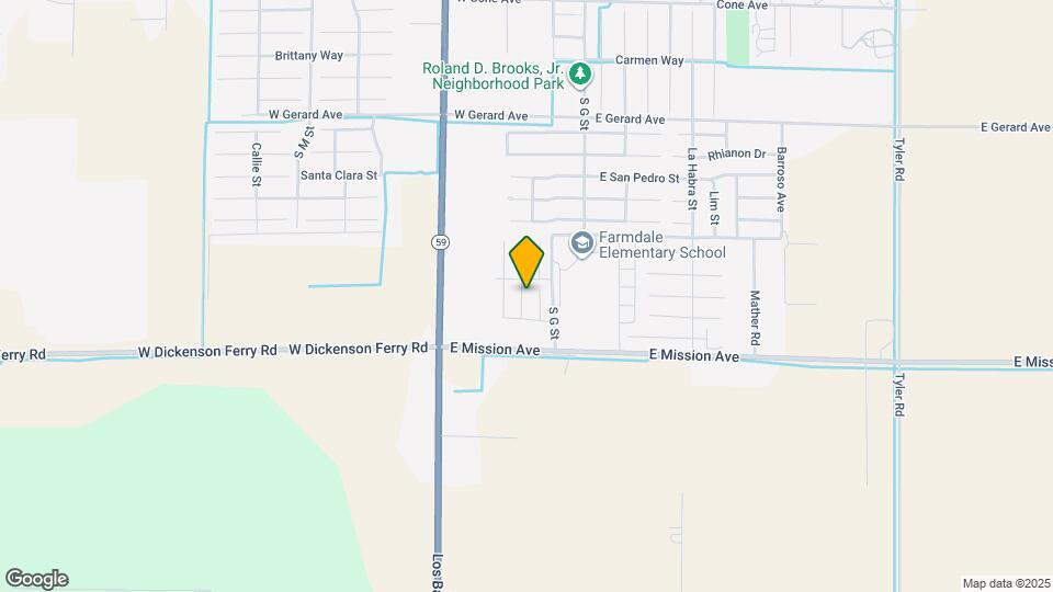 644 Cadiz Ave Map and Location Details