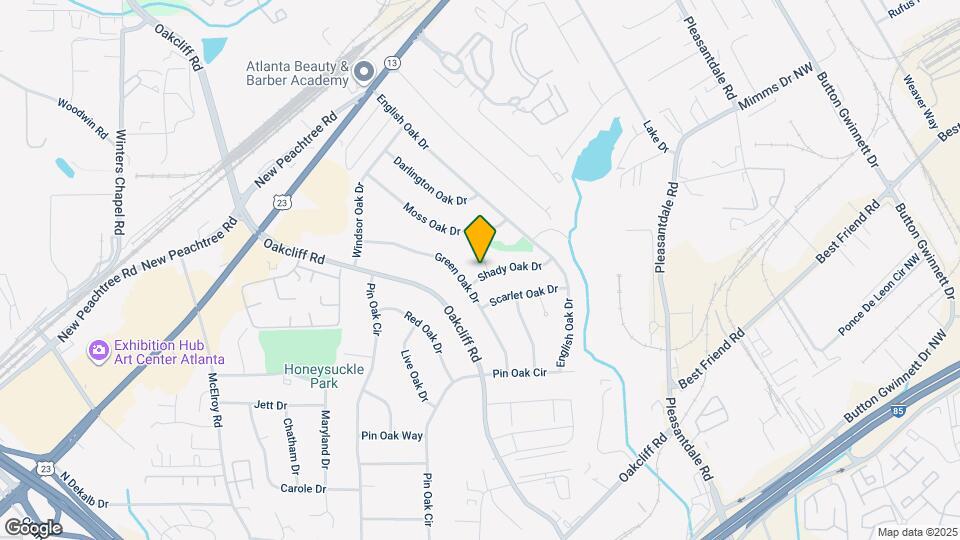 4016 Shady Oak Ct Map and Location Details